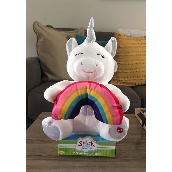 NWT … SPARK CREATE IMAGINE Peek-A-Boo Unicorn - Picture 1 of 5